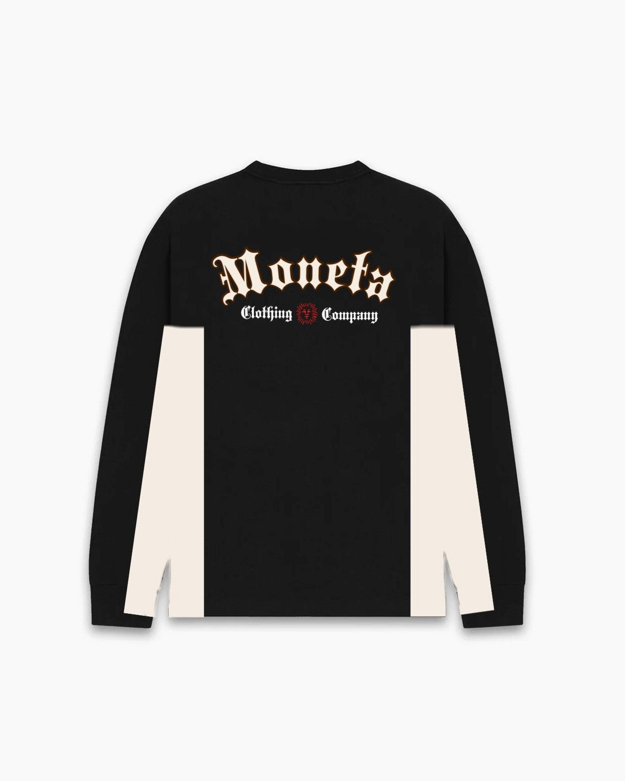 Moneta Black Color Block Long Sleeve
