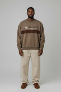 Moneta Clothing Co. Striped Sweatshirt